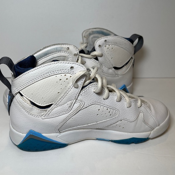 Air Jordan 7 Retro French Blue 2015 Boys Shoes - Picture 7 of 9